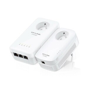 TP-Link TL-WPA8635P KIT Powerline Network Adapter - 3 x Network (RJ-45) - 1200 Mbit/s Powerline - 300 m Distance Supported