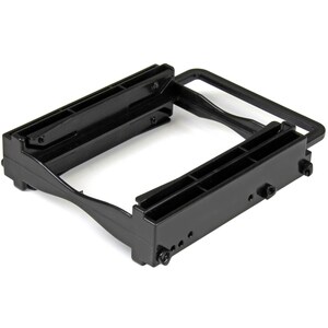 StarTech.com BRACKET225PT. Größe (Imperial): 8,89 cm (3.5"), Typ: Frontblende, Produktfarbe: Schwarz. Breite: 100 mm, Tief