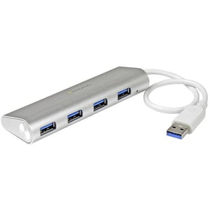 StarTech.com ST43004UA. Hostschnittstelle: USB 3.2 Gen 1 (3.1 Gen 1) Type-A, Hub-Schnittstellen: USB 3.2 Gen 1 (3.1 Gen 1)