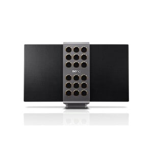 BenQ treVolo Tragbar Bluetooth Lautsprechersystem - Silber - 60 Hz bis 20 kHz Frequenzgang - Aufladbarer Akku - USB