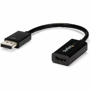 StarTech.com DP2HD4KS. Kabellänge: 0,15 m, Anschluss 1: DisplayPort, Anschluss 2: HDMI Typ A (Standard). Konformitätsbesch