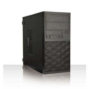 In Win EF052 Computer Case - Micro ATX Motherboard Supported - Mini-tower - Black - 8 x Bay(s) - 1 x 400 W - Power Supply 