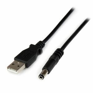 StarTech.com USB2TYPEN1M Standard-Stromkabel - 1 m - USB / Hohlverbinder - Schwarz - 1 Stück