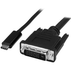 StarTech.com USB-C to DVI Cable - 1 m - 1080p - 1920x1200 - USB C DVI Monitor Cable - USB C Cable - Computer Monitor Cable