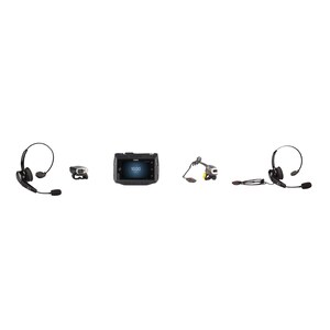 Zebra Kabel Kopfbügel, Nackenbügel Mono Headset - Schwarz - Monaural - Ohraufliegend - 300 Hz bis 6 kHz Frequenzgang - Ger