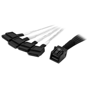 StarTech.com 1m Internal Mini SAS to SATA Cable - SFF-8643 to 4x SATA - Cable for SATA Controller, Storage Device - First 