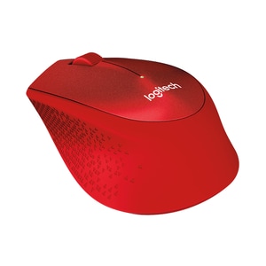 Logitech M330 Maus - Funkfrequenz - USB - Optisch - 3 Taste(n) - Rot - Kabellos - 1000 dpi Auflösung - Scroll-Rad