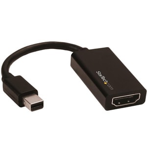 StarTech.com Mini DisplayPort to HDMI Adapter - 4K mDP to HDMI Converter - UHD 4K 60Hz - 1 x 20-pin Mini DisplayPort 1.2 D
