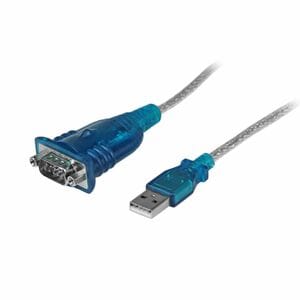 StarTech.com Datentransferadapter - 1 Stück - 1 x 9-poliger DB-9 RS-232-Serieller Stecker - 1 x 4-poliger USB 2.0 Typ A - 