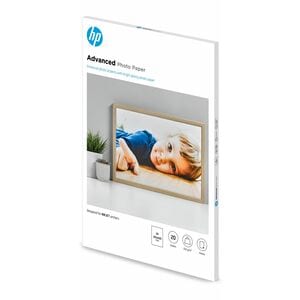 HP Advanced Jato de tinta Papel fotográfico - A3 - 297 mm x 420 mm - 250 g/m² Grammage - Brilhante - 20 Planilha