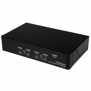 StarTech.com KVM-Switchbox - TAA-konform - 4 Computer - 1 Lokaler Benutzer(n) - WQXGA - 3840 x 2400 - 8 x USB - 5 x Displa