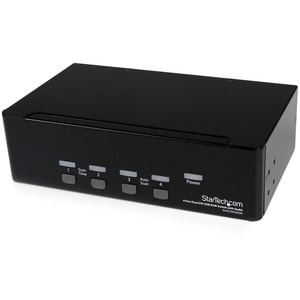 StarTech.com SV431DD2DUA KVM-Switchbox - TAA-konform - 4 Computer - 1 Lokaler Benutzer(n) - QXGA - 2048 x 1536 - 8 x USB -