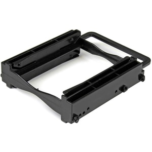 StarTech.com Dual 2.5" SSD/HDD Mounting Bracket for 3.5" Drive Bay - Tool-Less Installation - 2-Drive Adapter Bracket for 
