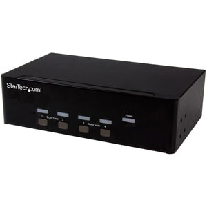 StarTech.com KVM-Switchbox - TAA-konform - 4 Computer - 1 Lokaler Benutzer(n) - 1920 x 1200 - 8 x USB - 10 x VGA