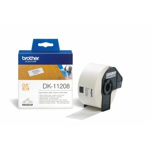 Etiquette d'adresse Brother DK11208 - 38 mm Largeur x 90 mm Longueur - 400 Etiquette