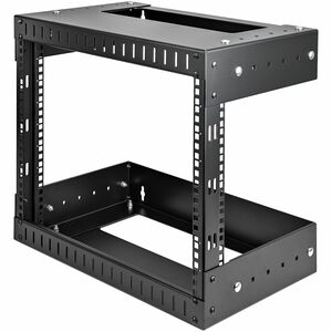 StarTech.com 8U Wandmontierbar Offene Ausführung Rackrahmen für LAN-Schalter, Patchfeld, Server, Computer - 2 Post - 482,6