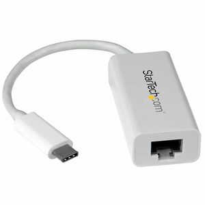 StarTech.com USB-C to Gigabit Network Adapter - White - USB 3.1 - Realtek RTL8153 - 1 Port(s) - 1 - Twisted Pair - 10/100/