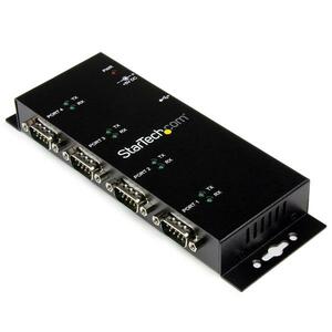 StarTech.com 4-port Serial Hub - Wall Mountable - USB - PC, Mac, Linux - 4 x Number of Serial Ports External - 1 x Number 