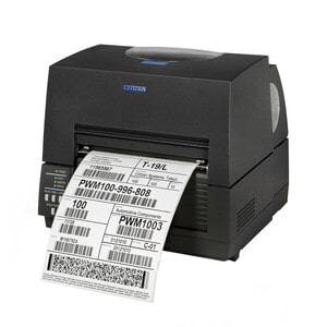 Citizen CL-S6621 Desktop Direct Thermal/Thermal Transfer Printer - Monochrome - Label Print - USB - Serial - 168 mm (6.61"