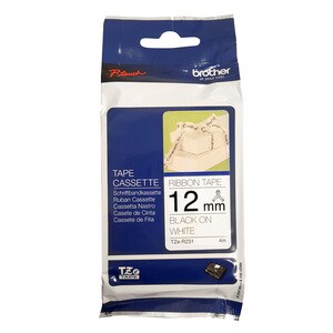 Brother Direct Thermal Printable Ribbon - White - 12 mm x 4 m