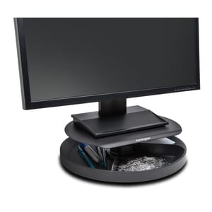 Kensington Spin2 K52787WW Monitor Stand - 18.14 kg Load Capacity - Desktop - Black