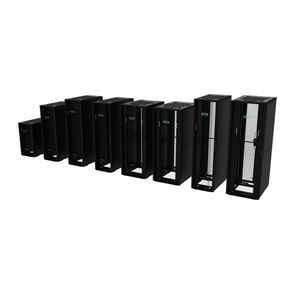 HPE 42U Floor Standing Enclosed Cabinet Rack Cabinet for Server, PDU - 1075 mm Rack Width x 1075 mm Rack Depth - Black - 1