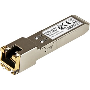 StarTech.com SFP (mini-GBIC) - 1 x RJ-45 10/100/1000Base-T Network LAN - 1 Each - For Data Networking, Optical Network - T