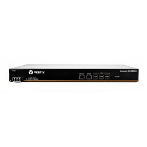 Vertiv AVOCENT ACS ACS8008SDC-400 Device Server - 1 GB - DDR3 SDRAM - Verdrilltes, Glasfaserleitung - 2 x Netzwerk (RJ-45)
