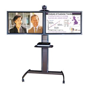Unicol Avecta Höhenverstellbar Monitorständer - Bildschirmgröße: Bis zu 144,8 cm (57 Zoll) - 70 kg TragfähigkeitDisplay Ty