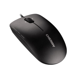 CHERRY MC 2000 Mouse - USB - Infrared - 3 Button(s) - Black - Cable - 1600 dpi - Tilt Wheel - Symmetrical