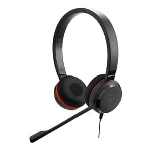 Jabra Evolve 30 II Wired Over-the-head Stereo Headset - Black - Binaural - Circumaural - 120 cm Cable - Noise Cancelling M