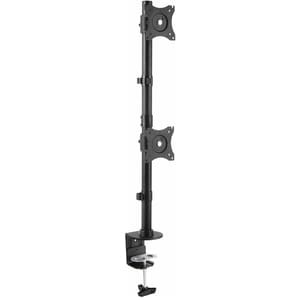 StarTech.com Desk Mount Dual Monitor Mount, Vertical, Steel Dual Monitor Arm, For VESA Mount Monitors up to 27" (22lb/10kg
