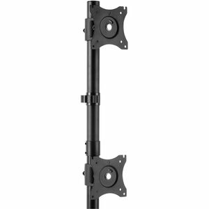 StarTech.com Vertikale Dual Monitorhalterung - Heavy Duty Stahl - Für VESA Monitore bis zu 27 Zoll - Verstellbarer zweifac