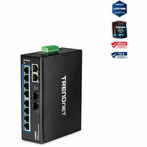 TRENDnet TI-G102 10 Ports Ethernet Switch - Gigabit Ethernet - 1000Base-T, 1000Base-X - New - TAA Compliant - 2 Layer Supp