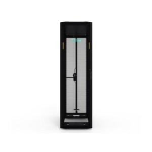 HPE Enterprise 42U Floor Standing Rack Cabinet for Server, KVM Switch - Black, Silver - 1360.78 kg Dynamic/Rolling Weight 