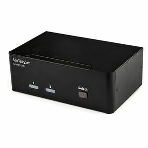 2-Port DisplayPort KVM Switch - Dual-Monitor - 4K 60 - with Audio & USB Peripheral Support - DP 1.2 - USB Hub (SV231DPDDUA2)