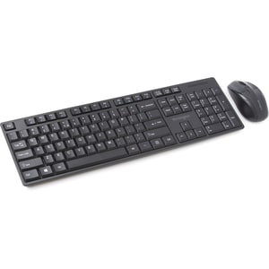 Kensington Pro Fit Wireless Desktop Set - Black - USB Wireless RF 2.40 GHz Keyboard - English (US), International - Black 