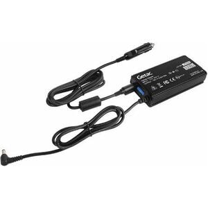 Getac 120 W Auto Adapter - For Tablet - 1.90 m Cable - 12 V DC, 24 V DC Input - 19 V DC Output - 6.32 A