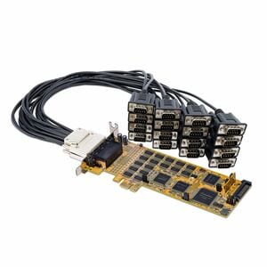 StarTech.com PEX16S550LP. Hostschnittstelle: PCIe, Ausgangsschnittstelle: Seriell, Formfaktor der Erweiterungskarte: Niedr