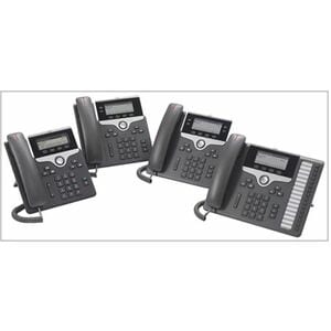 Cisco 7811 Telefone IP - Recondicionado - Montagem em parede - Carvão - 1 x Linha Total - VoIP - 2 x Rede (RJ-45) - PoE Ports