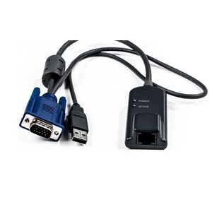 VERTIV 35.56 cm RJ-45/USB/VGA Server Interface Module - TAA Compliant - Cable for Video Device, Switch, Keyboard/Mouse - F