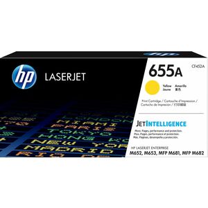 HP 655A Original Laser Cartucho de toner - Amarelo - 1 Cada