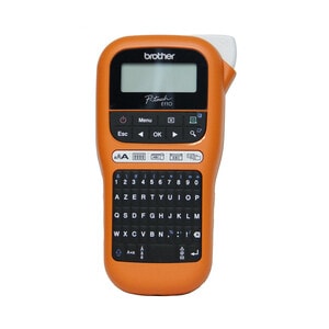 Etiqueteuse électronique Brother P-touch PT-E110 - Transfert thermique - 20 mm/s Mono - 1 Polices de Caractères - 3 Taille