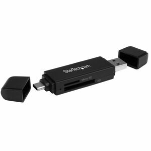 StarTech.com Lettore/Scrittore USB 3.0 per Schede Memoria SD e microSD - USB-C e USB-A - 1,95 TB Chiavetta USB - SD, Multi