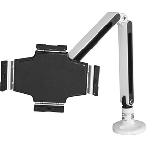 StarTech.com Desk Mount Tablet Arm - Steel - for 9â€ to 11â€ Tablets - White - Clamp - Lockable Tablet Mount - Tablet Ho