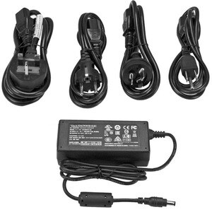 StarTech.com AC Adapter - 1 Each - For Media Converter, Cable Extender, KVM Switch - 12 V DC Output - 5 A