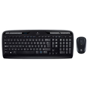 Logitech MK330 Tastatur & Maus - QWERTZ - Deutsch - Kabellos, Funk USB - , Kabellos, Funk, USB - AA, AAA - kompatibel mit 