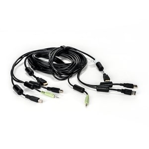 VERTIV 3.05 m KVM Cable - Cable for Keyboard/Mouse, KVM Switch - First End: 1 x 19-pin HDMI Type A Digital Audio/Video - M
