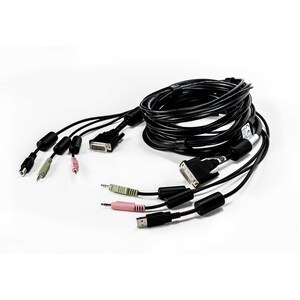 Vertiv AVOCENT 3.05 m KVM Cable - Cable for Keyboard/Mouse, KVM Switch - First End: 1 x DVI-I Digital Video, 1 x USB, 2 x 