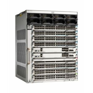 Cisco Catalyst 9400 C9410R Manageable Switch Chassis - Gigabit Ethernet - 1000Base-T - 3 Layer Supported - Modular - 3200 